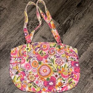 Vera Bradley Floral Patterned Tote Bag